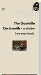 Mobile Screenshot of goatvillecyclesmith.com