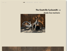 Tablet Screenshot of goatvillecyclesmith.com